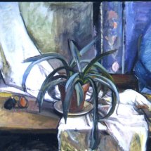 Patricia Bailey Blue Agave oil on canvas 36 x 42 inches