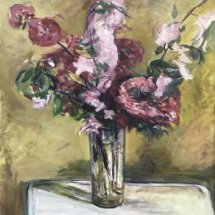 Patricia Bailey Crabapple Blossoms oil on canvas 24.75 x 18.75 inches