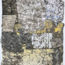 FBRIII  Found Paper Collage  7.5 x 6 inches