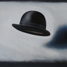 Richard Keltner Black Hat Pastel 22 x 30 inches
