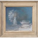 Alex Cohen Still life with Ice Cream Oil on Board 9x10 $1250 framed $900 unframed
