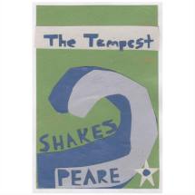 Clara Kewley Favorite Books of 2019 The Tempest Shakespeare painted paper collage 3.625 x 2.5 inches