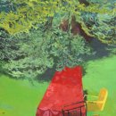 Dorothy Frey A Seat At The Table Oil on Canvas 18 x 14 inches