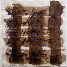 Gene-Shaw-Triple-A_s-handmade-walnut-ink-colored-pencil-6.5-x-6.25-inches