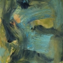 Golias - untitled 13, oil on paper 8 x 6 inches