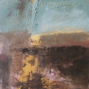 Divisions - oil on paper 6"x6"