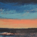 Florida Horizon VIII - oil on paper 8.5"x11.75"