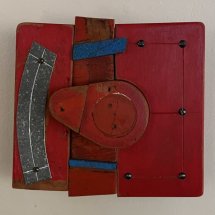 Gene Shaw Gauge wood and metal 5.5 x 6 inches
