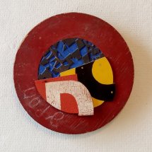 Gene-Shaw-Shades-of-Life-mixed-media-approx.-8-inch-diameter