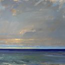John David Wissler Distance Breaking oil on canvas 36 x 60 inches