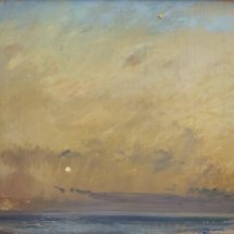 SOLD John David Wissler Morning Fog oil on panel 26.25 x 32.25 inches