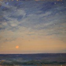 John David Wissler The Calm oil on panel 13.75 x 15 inches