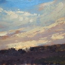 Wissler "Beyond" oil on paper 7.25 x 9.75 inches