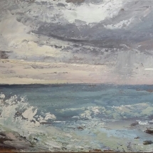 SOLD - A Good Day!  oil on panel 9 x 12 inches