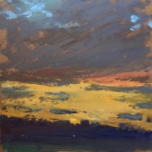 Near the Beginning  oil on panel 12 x 12 inches