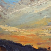 Echo Remembered  oil on panel 11 x 12 inches