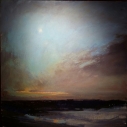 Wissler "December Dusk" oil on linen 36 x 36 inches