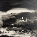 John David Wissler Remembered Reflection ink on paper 8.5 x 9.75 inches