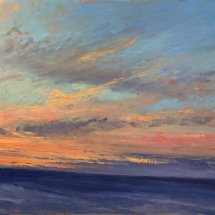 John David Wissler Thoughts oil on panel 27 x 41 inches
