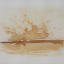 Wissler "Westward" sepia drawing 4.75 x 7.25 inches