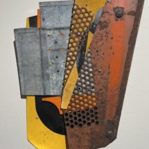 Gene-Shaw-Riddled-I-mixed-media-assemblage-14.5-x-11.5-inches