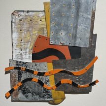 Gene-Shaw-Riddled-II-mixed-media-assemblage-14.5-x-13-inches