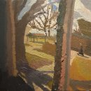 Brian-Rego-Heathwood-Hall-oil-on-canvas-11-x-18-inches