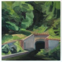 Yi-An-Pan-MGSoA-Union-Canal-Tunnel-oil-on-paper-9-x-9-inches