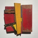 Gene Shaw 45° Mixed Media Sculpture 7.75 x 7 inches