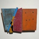 Gene Shaw Lean In Mixed Media Sculpture 7 x 10 inches
