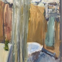 Gillian Wainwright Italian Water oil on panel 16 x 12 inches