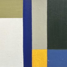 William Kocher Big Band No. 3 oil on panel 12 x 24.5 inches