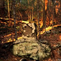 Richard K Kent from the series Off Rt 42 Sentinel Stone Echo Path Archival Pigment Print 7.75 x 9.75 inches Edition of 30