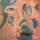 Ruth Bernard  Calla Lily  oil on canvas 26 x 20 inches