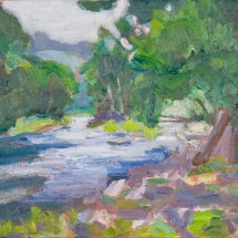 Tributary  Oil on Linen  9 x 12 inches