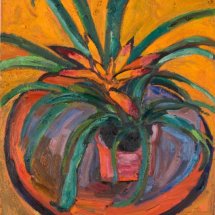 Tropical_Plant_Oil_on_Canvas_18_x_16_inches