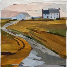 Paula Stark Bay Houses collage 12 x 8.75 inches