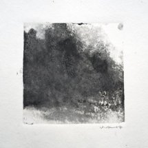 Monotype Maine No. 9  black ink on paper