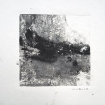 Monotype Maine No. 6  black, water-based ink on paper